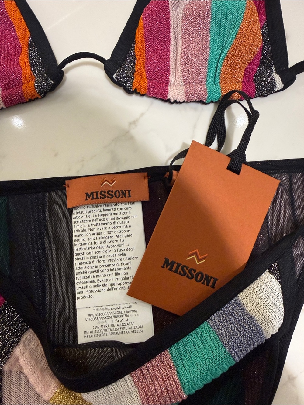 Missoni Triangle Bikini Set - Picture 6 of 9